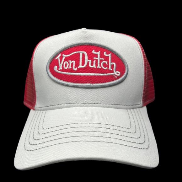 Von Dutch Red & White Trucker Hat NWT main image 7